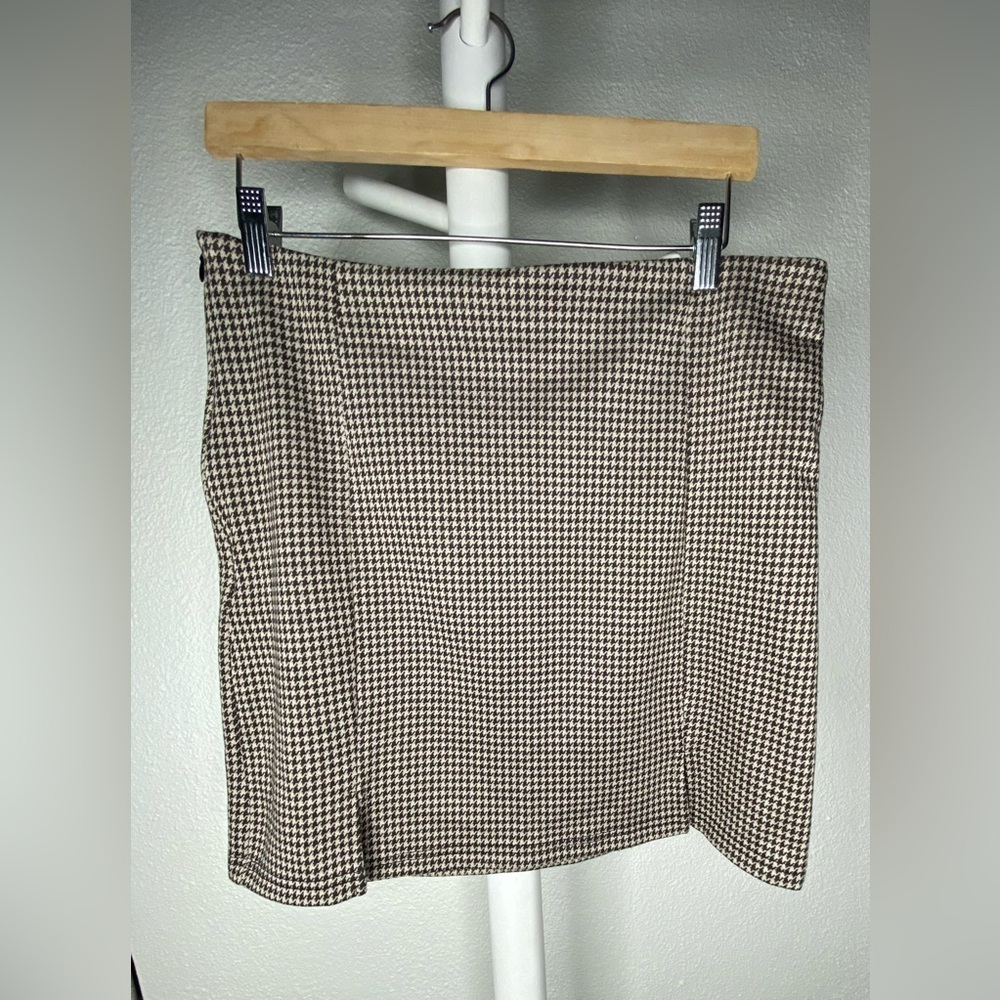 Classic Houndstooth Skirt Women’s XL